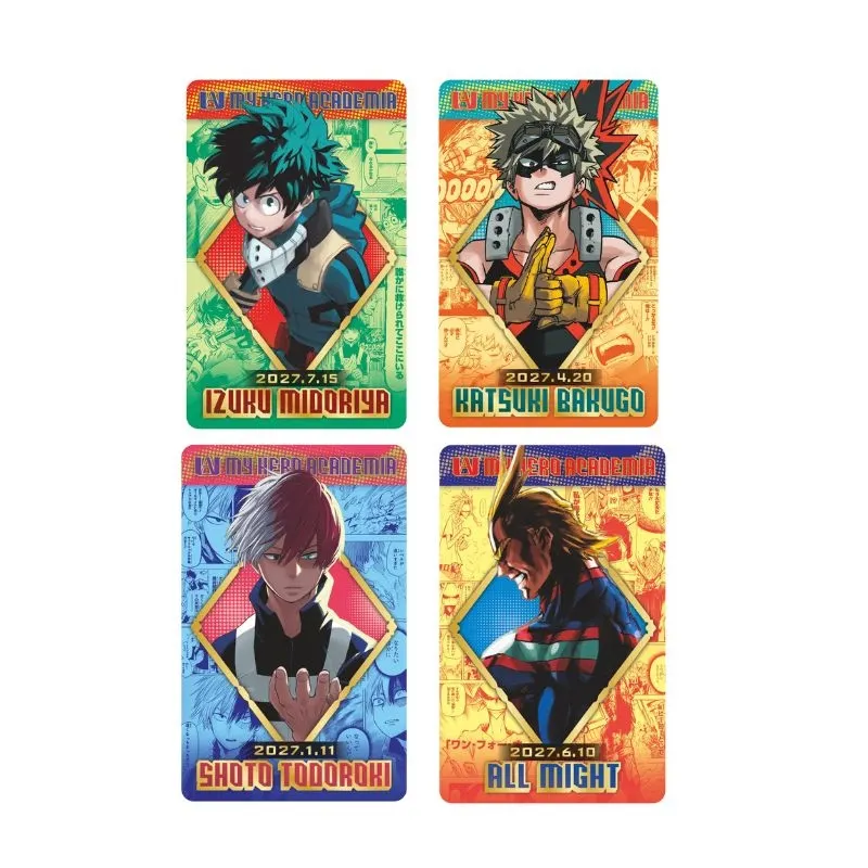 Birthday Collection Card 2027, 4-card set (Midoriya / Bakugo / Todoroki / All Might)