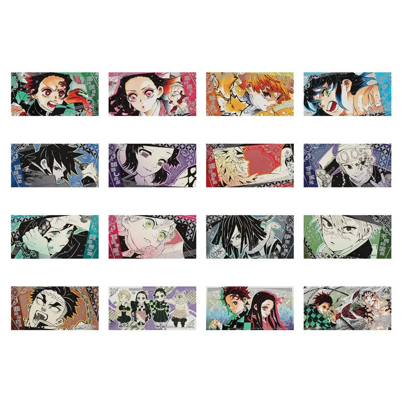 Foil-stamped Sticker Collection, wave 1 (16 types, 2 per pack)