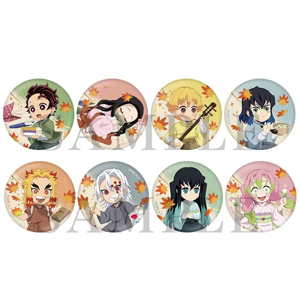 Anime Demon Slayer Japanese-paper Style Can Badges (8 types)